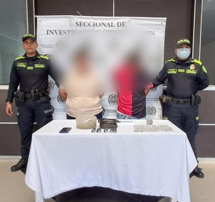 Capturada una pareja por el delito de fabricación, tráfico y porte de estupefacientes