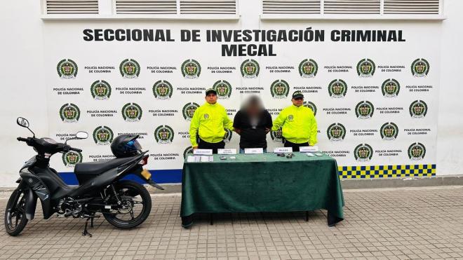Capturados dos hombres que hurtaban en motocicletas