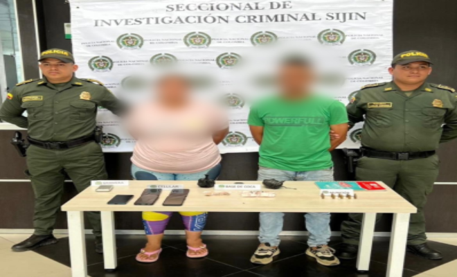 En medio del operativo se logró incautar: estupefacientes, munición y celulares