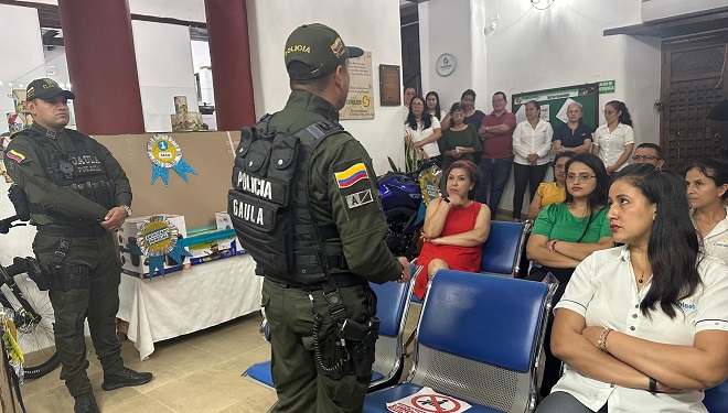 Campaña contra la extorsión GAULA