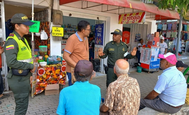 A través del grupo de Policía Comunitaria de Cereté, refuerza las campañas preventivas contra el hurto para fortalecer la seguridad y el autocuidado ciudadano.