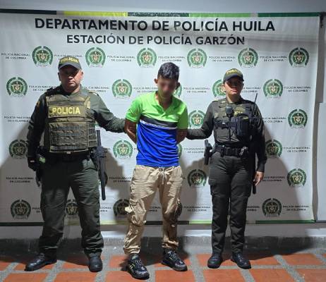 Oportuna reacción de la Policía permitió la captura del presunto homicida de una mujer en Garzón