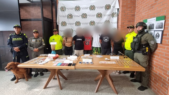 Capturadas seis personas y aprehendido un menor de edad por microtráfico