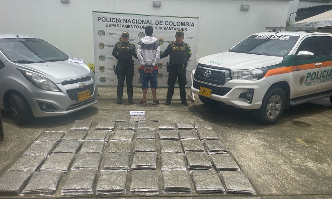 Captura e incautación de sustancias alucinógenas