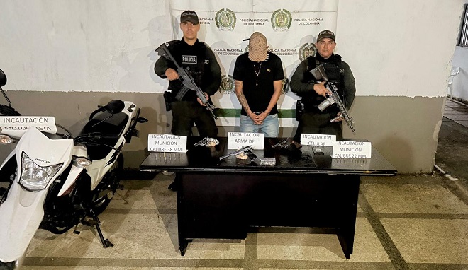 Captura por porte de armas de fuego