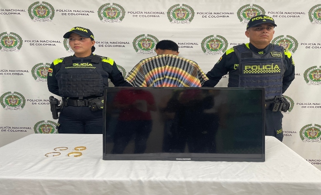 capturado joven de 23 años por le delito de hurto 