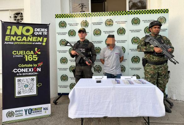 ‘Caminante’ fue capturado por el delito de extorsión