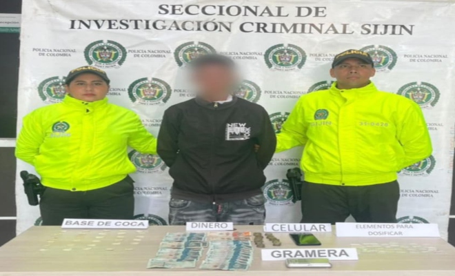 Capturado “Samir”, reconocido expendedor de drogas en el barrio La Libertad