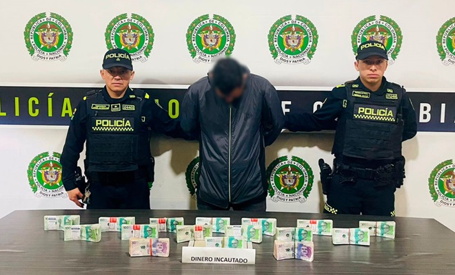 Capturado con 147 millones de pesos