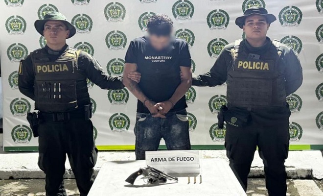 Capturado en Ocaña cuando intimidaba a una mujer con arma de fuego