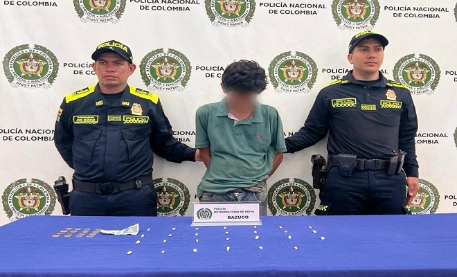 Intervención policial en Neiva termina con captura por drogas