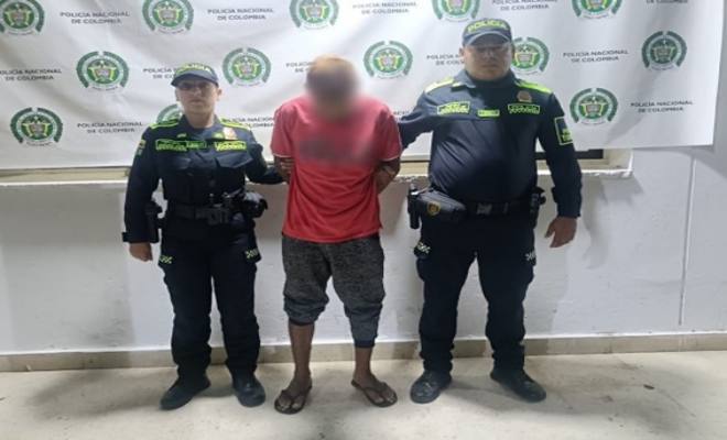 Capturado en flagrancia por violencia intrafamiliar en Aguachica, Cesar