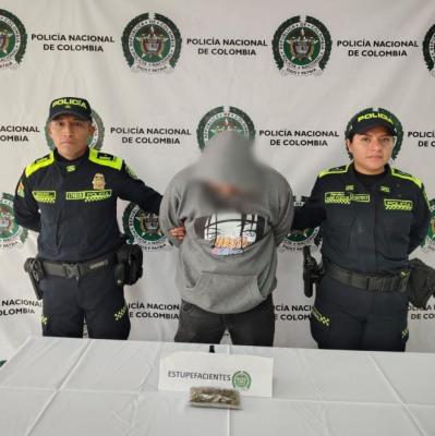 Capturado en flagrancia sujeto con marihuana en el sector Morasurco