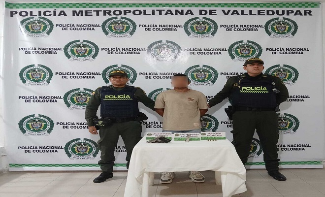 Capturado hombre armado que amenazó a padre e hija en el barrio la guajira.