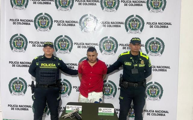 Capturado por el delito de fabricación, tráfico, porte o tenencia de armas de fuego
