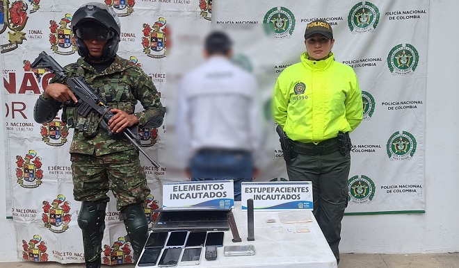 Capturado por el delito de trafico fabricación o porte de estupefacientes