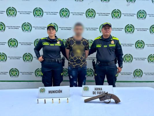Fue capturado con un arma hechiza doble cañón en Ibagué