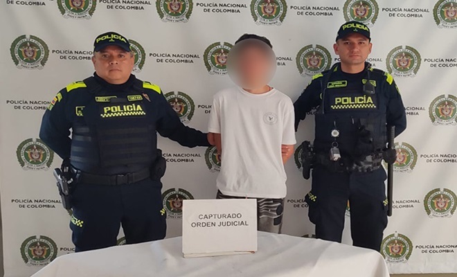 Esta persona fue capturada por el delito de hurto en el barrio El Salado