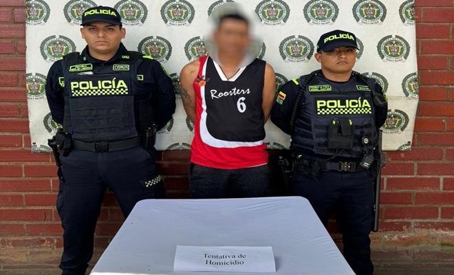 En la comuna de Candelaria, un hombre fue capturado en flagrancia por tentativa de homicidio