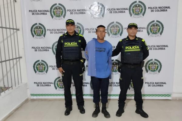 Capturado una persona en el barrio Jimmy Watson de la ciudad de Valledupar