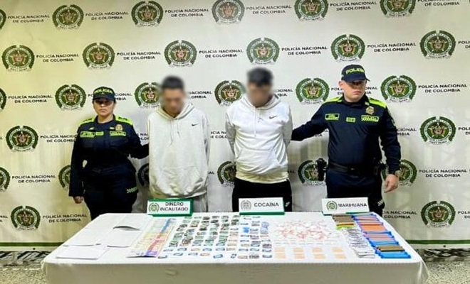 Capturado y elementos incautados