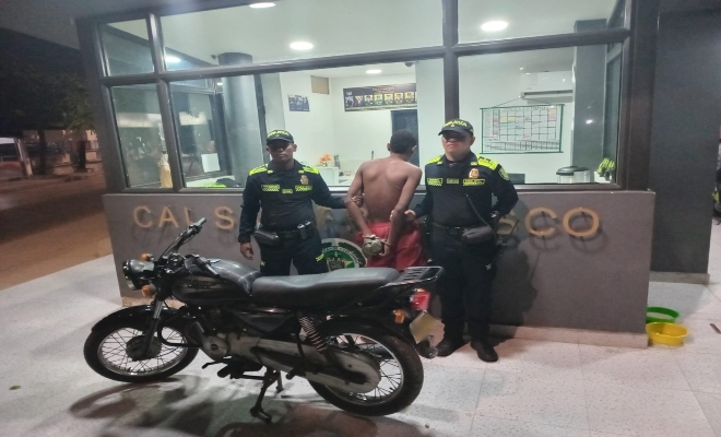 Capturado en operativo contra el hurto a motocicletas