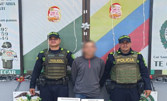 Capturado por el delito de hurto