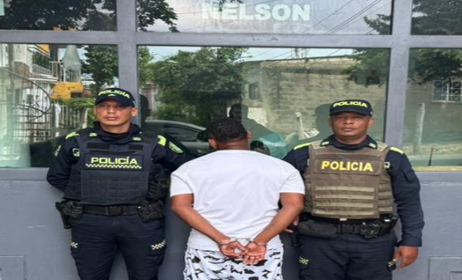 Capturado por el delito de porte ilegal de armas de fuego