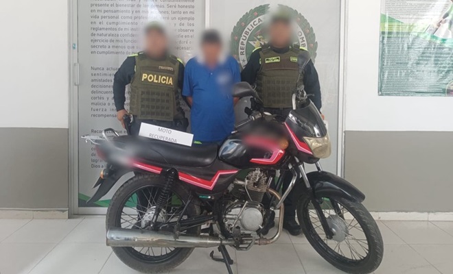 Motocicleta recuperada