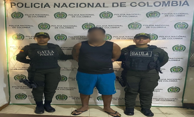 Capturado presunto delincuente por el delito de concierto para delinquir 