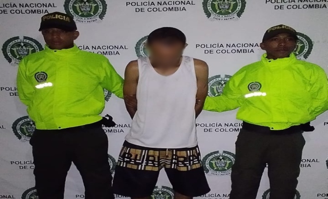 Capturado preseunto delincuente por orden judicial por el delito de hurto