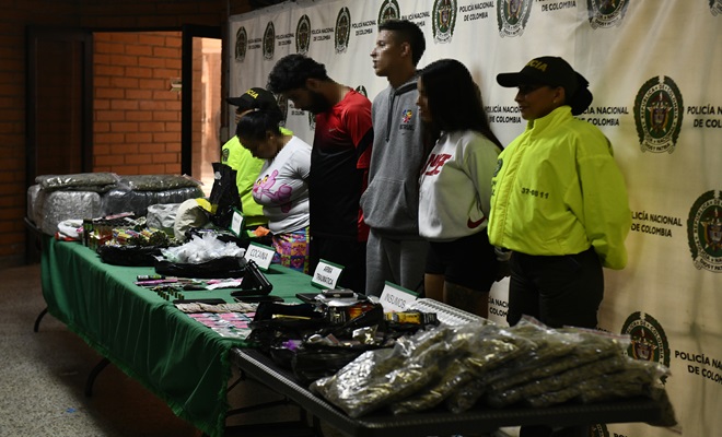 Capturados con estupefacientes