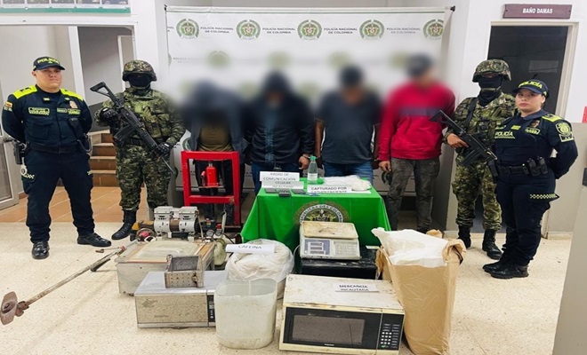 Capturados cuatro hombres por el delito de hurto