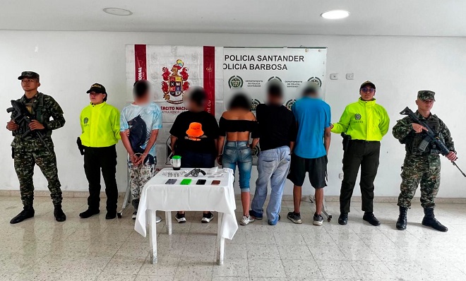 Capturados por delitos que afectan la seguridad ciudadana
