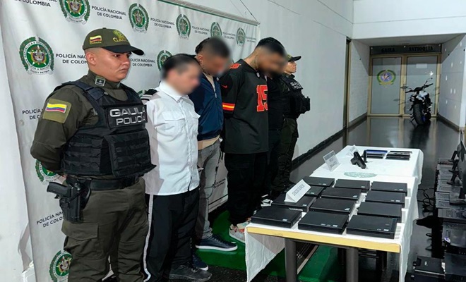 Autoridades desmantelan red internacional de estafas y secuestro que operaba desde Medellín