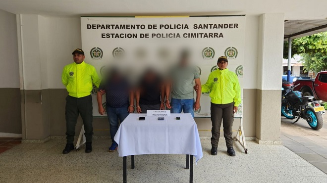 Capturados por el delito de hurto