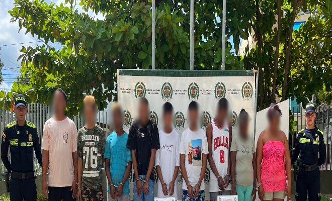 Capturados por el delito de trafico de estupefacientes