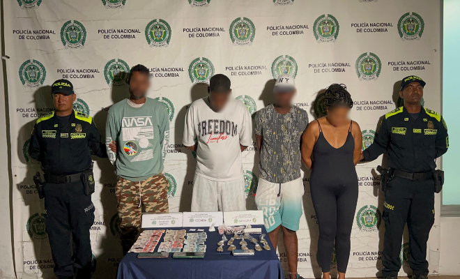 Capturados por el delito de trafico de estupefacientes