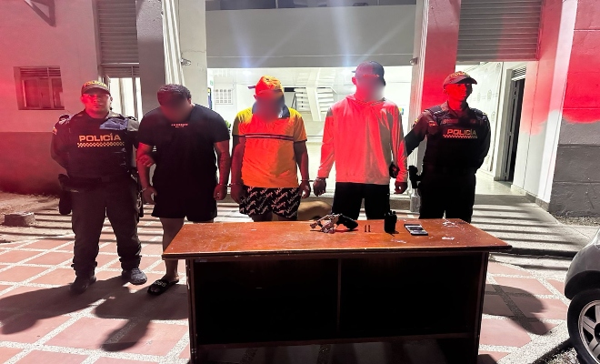 Capturados 3 presuntos delincuentes por porte ilegal de armas de fuego
