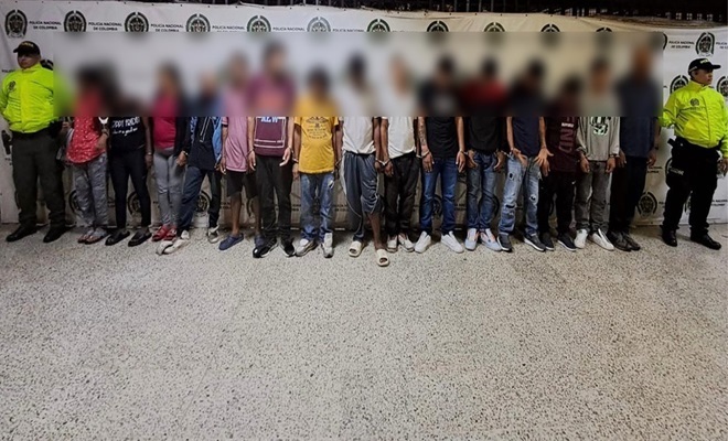 Capturas por estupefacientes en el centro de Medellín