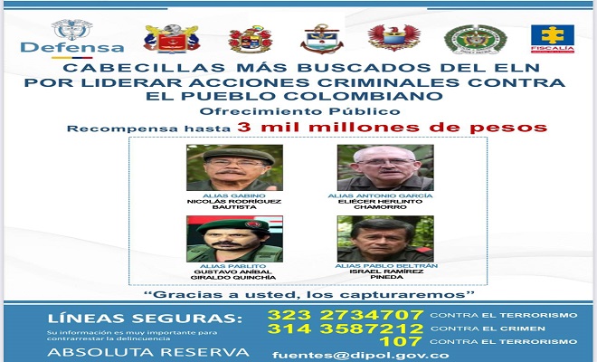 Volante de los más buscados