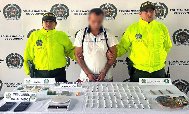 Cayó "Mortadelo", líder del microtráfico en la segunda etapa del barrio La Madrid