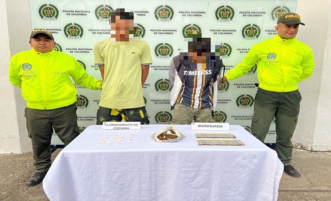 Cayeron ‘Marlon y Ronald’ por tráfico de estupefacientes en Barrancabermeja