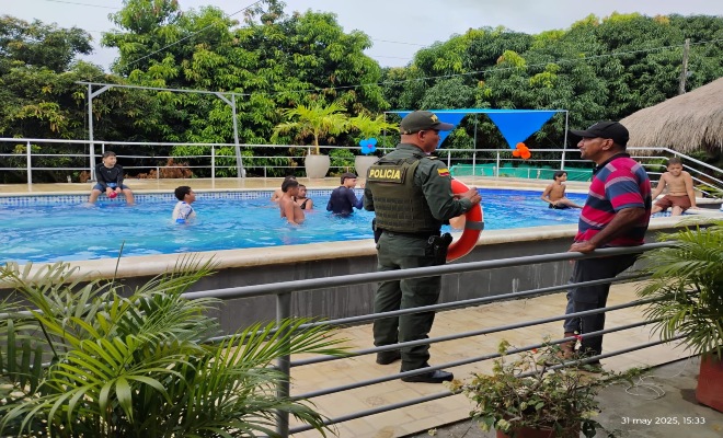 Controles a los centros recreativos y piscinas del corregimiento Sierra Chiquita