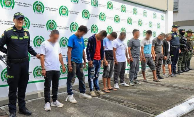 Captura del grupo delincuencia común organizado los mostros en Ibagué 