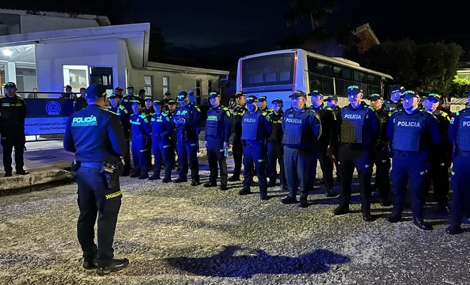 Dispositivo de seguridad para los municipio de Santander