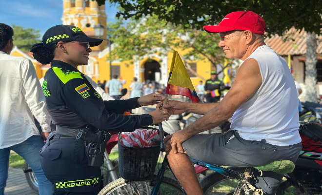 En cada paso que dimos por estas calles históricas de Mompox, llevamos el orgullo de ser colombianos y el compromiso inquebrantable de servir a nuestro pueblo con honor y valentía