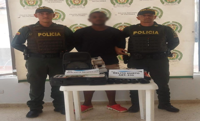 En flagrancia fue capturado el 'Brainer' hurtando las ofrendas de la Iglesia Inmaculada Concepción en Marialabaja