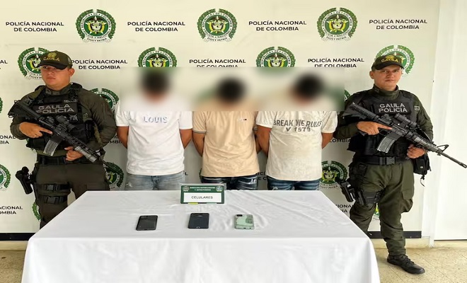 Captura de tres de sus integrantes conocidos con los alias de “Jeremías”, “Yilber” e “Iván”