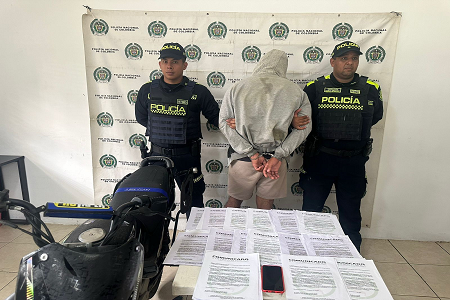 En Carepa fue capturado un joven de 19 años por el delito de instigación a delinquir